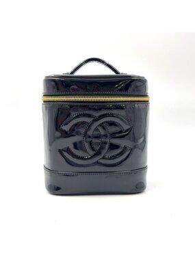 Chanel CC Logo Vanity Handbag Vertical